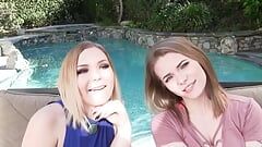 Kayli Moon Tagged Along with Stacy May so This Became a Threesome!