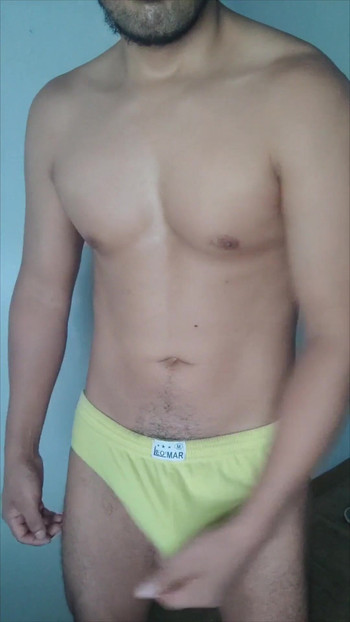 Epic moment from "I play with my huge bulge and then I cum intensely"