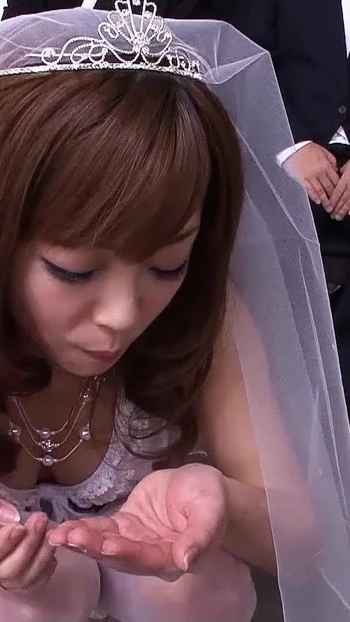 Jaw-dropping moment from "Young Asian Bride get Gangbanged by many Guys at her own Wedding"