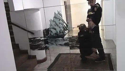 Cute Girls Get WILD on Vacation and Sucks and Fucks Everywhere