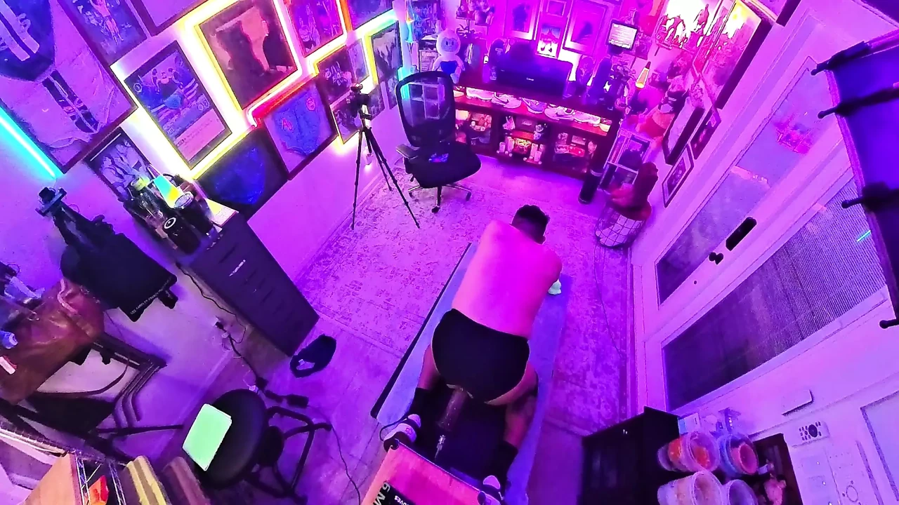 Black speedo fuck machine