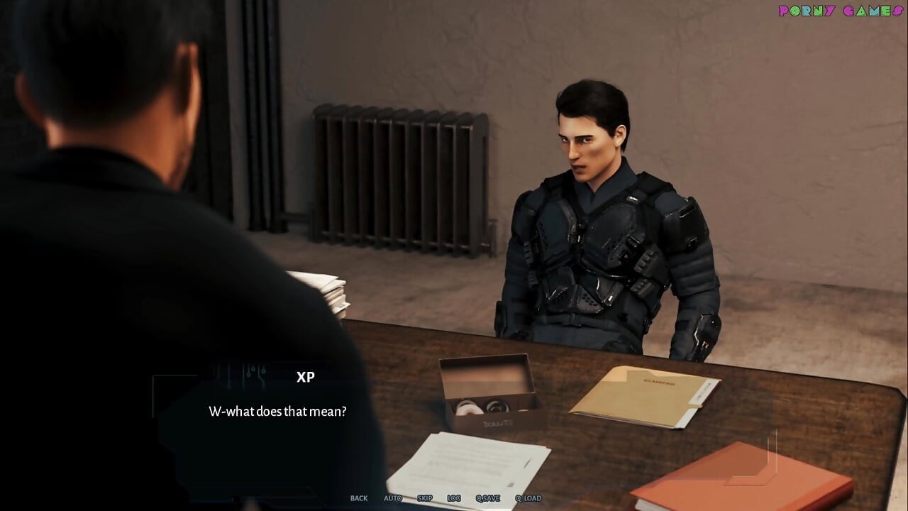 Séduction cybernétique par 1thousand - sexe sur la précintation, un flic sexy se fait éjaculer dessus