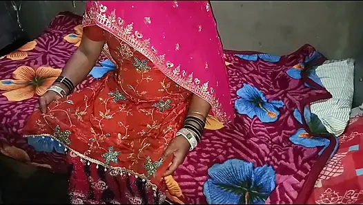 First night. Suhagraat . Husband wife full hard sex show with punjabi bhabhi