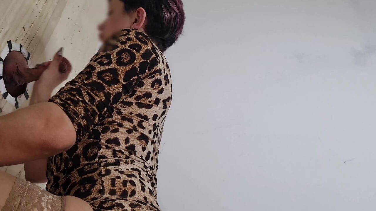 The husband took his wife to a glory hole.