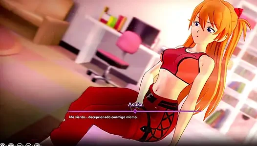 My Hentai Fantasy - The Deal With Asuka From Evangelion To Fuck Her Pink Pussy