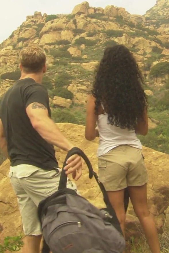 Clumsy Latina babe found her savior!