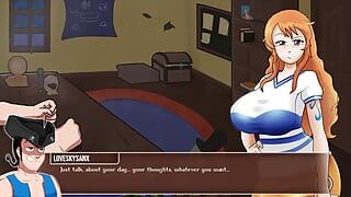 One Piece - пиратский тренер, часть 4, сексуальная крошка Nami и морпехи, от LoveSkySanx