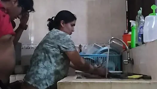 Sexy Latina Sex in the Kitchen