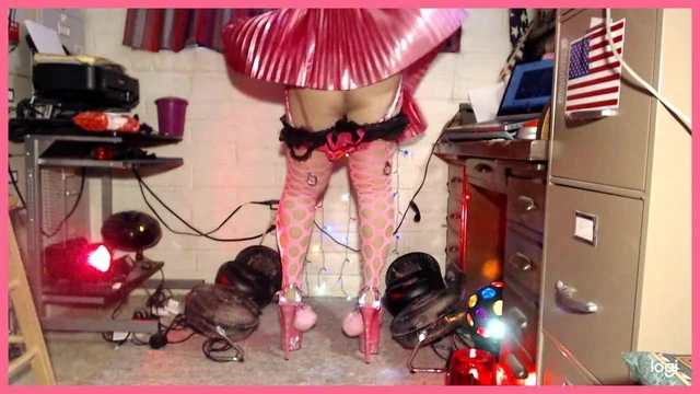 s and panties striptease for my black daddy's bbc cum