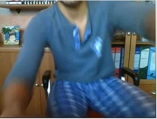 Straight guys feet on webcam #386