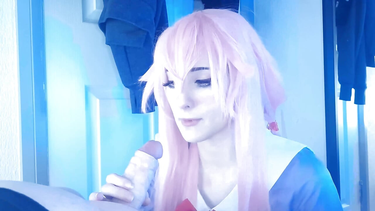 Honry Yandere Girl Gives Rough Blowjob and Bounces Big Ass