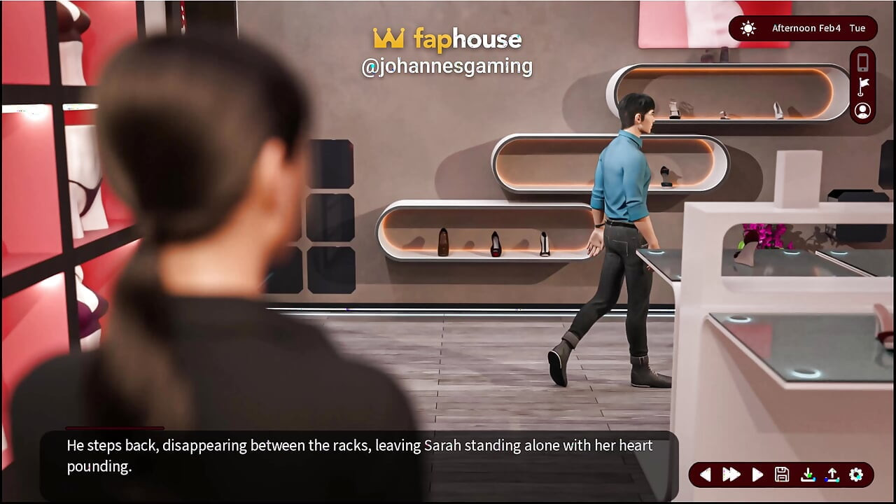 Những lời thì thầm của ham muốn 28 Nó trở nên nóng bỏng trong cửa hàng với Sarah và Louis