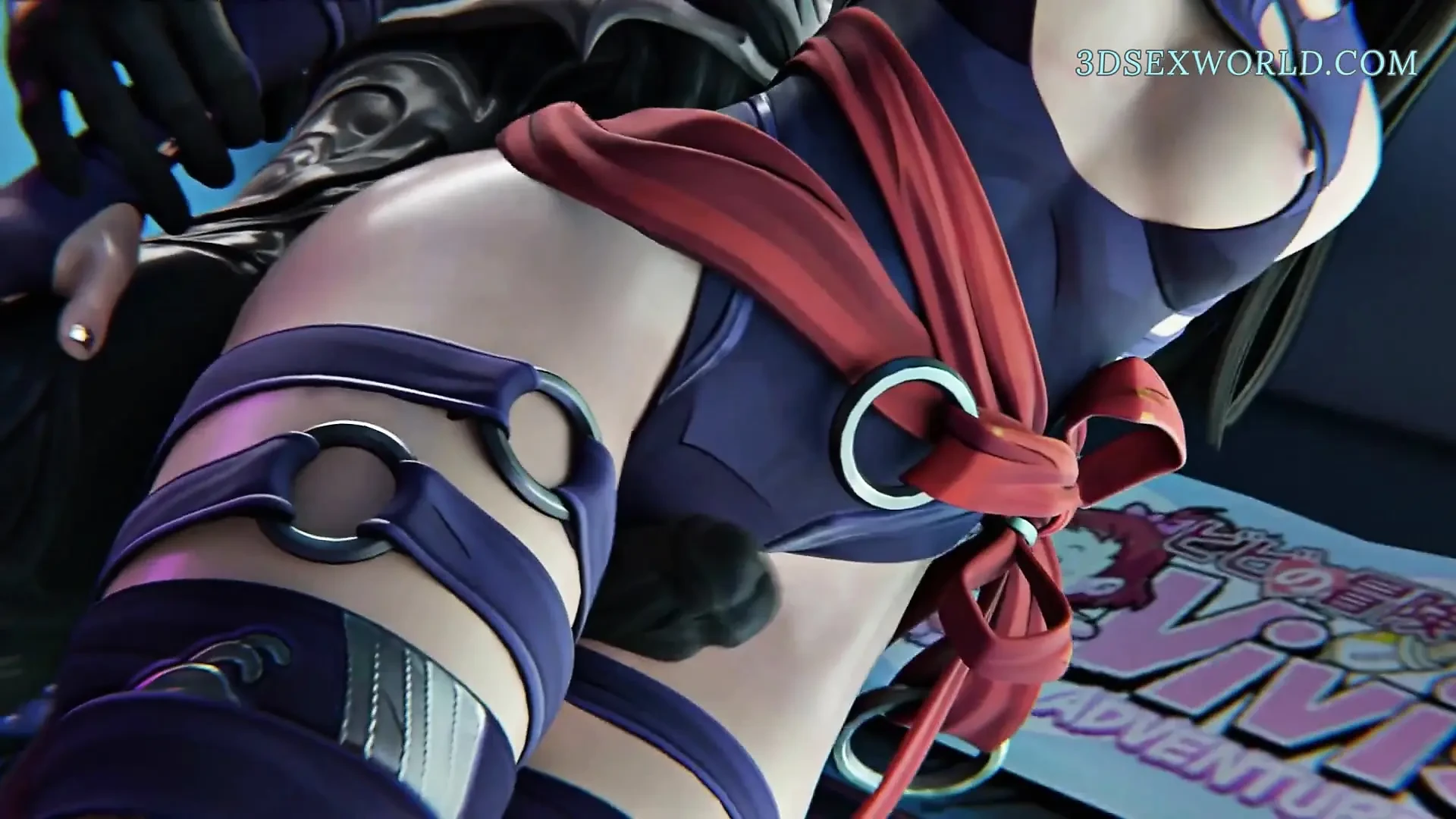 误解：Psylocke x Venom（3D 动漫色情）