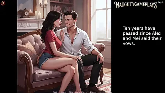 Осмелился жены, часть 01, от Hot_Scorpion - замужняя пара занимается сексом - 3D игра