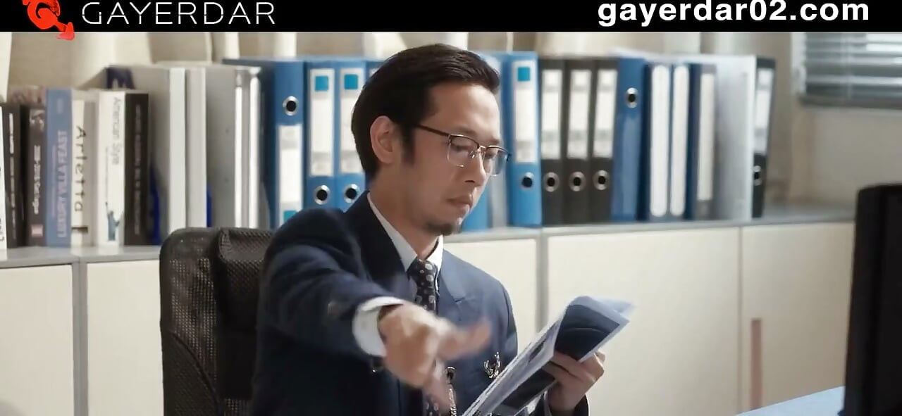 Gdsr-001-2 Gaydar Office Ep2: Threesome with Chastity Slave