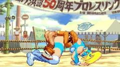 Bao versus Rainbow Mika hentai fight