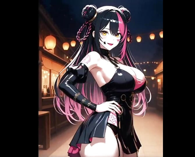 bonita anime gatas provocando