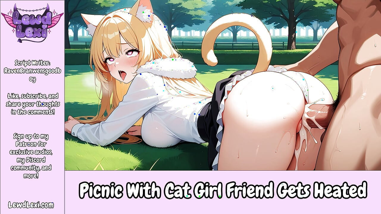 Piquenique com amiga gata fica aquecida - roleplay de áudio erótico