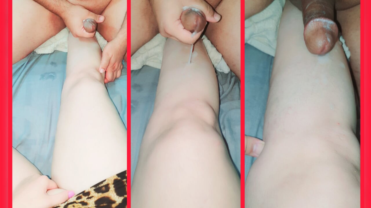 Cumming On My Leg While Shoving My Foot Deep Inside His Loose Asshole Arabian Mistress Wife Domination Step