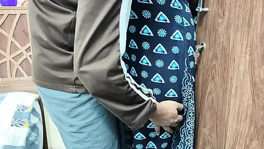 Neck kiss with lip lock in nighty