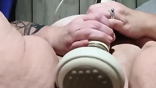 What a Blast Cum Dripping to Her Wet Ass