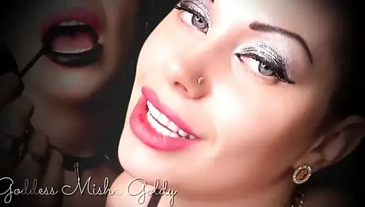 Mesmerizing JOI edge lip smelling game!