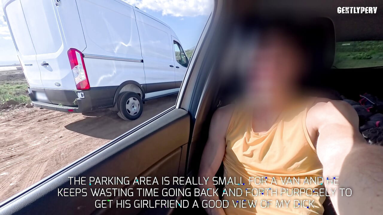 A cuckold guy offers me his wife in a public parking lot.