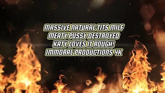 Memek tetek besar tante seksi alami dihabisin! Katy jayne loves It Rough - Immoral Productions 4k