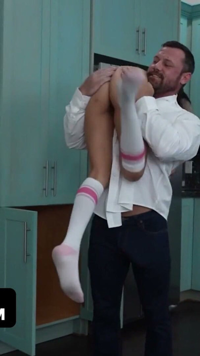 Tiny Stepdaughter With Massive Tits Sadie Pop Swallows Stepdaddy's Sticky Load - Exxxtra Small | Clip 2