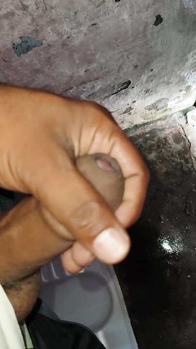 A 22-year-old boy is masturbating with his fist