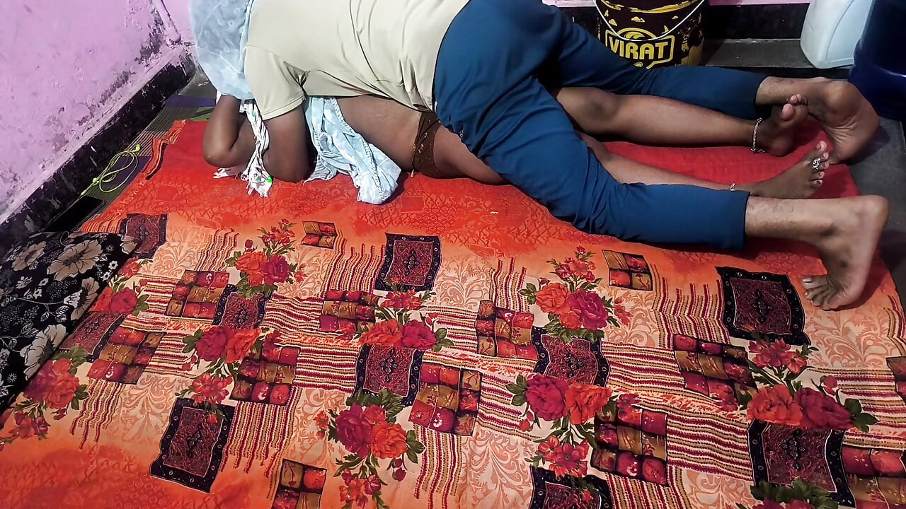 Boyfriend with his girlfriend in Village at his house, going hardcore pussy fucked Desi style.