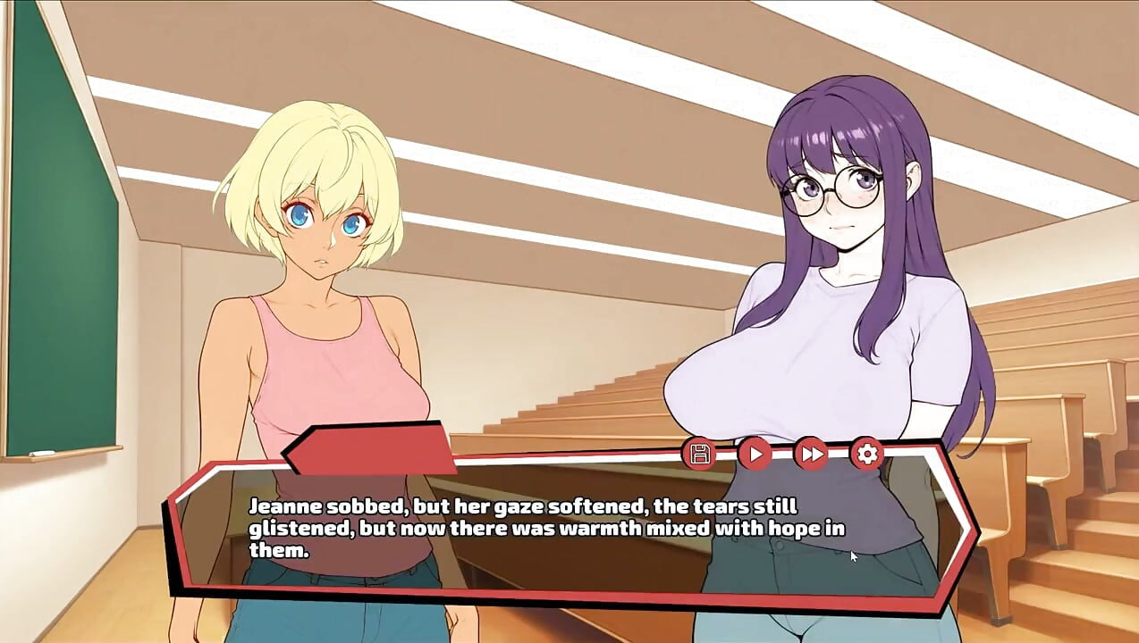 Футанари тоже имеют сердце! Игра Futa Hentai Эпизод 5 Секс в классе!