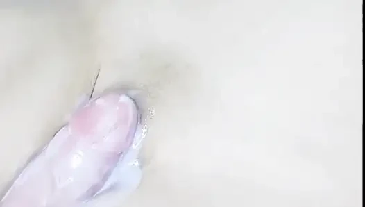 Petite Thai: Daddy, they found me masturbating and smeared cum on my vagina