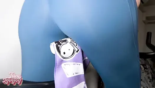 Sweaty Workout Ends Up Getting Intense As I Fuck Myself On The Bike (Full Video on Fan Sites)
