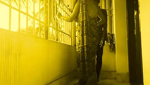 I went to Hot bhabhi's house during Rainy vacation and enjoyed a lot with my lovely bhabhi,