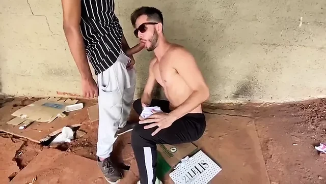 Blowjob in public