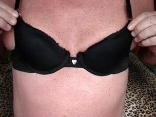 crossdresser in little bra