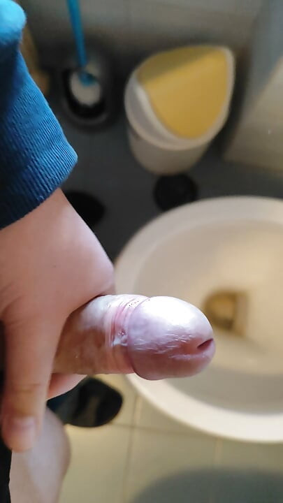 in the bathroom