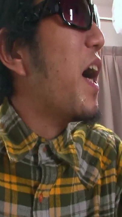 Japanese teens lick their pussies before jerking off the plumber | Clip 3