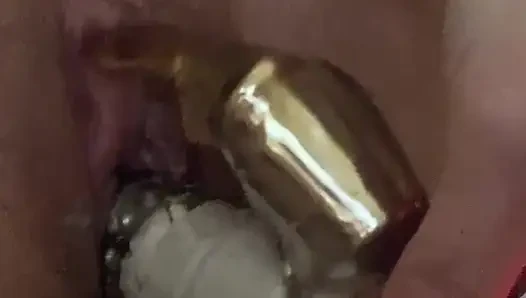 Amateur Horny MILF toys herself and cums hard