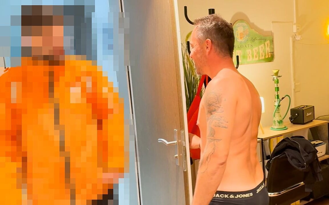 Jonas Convices a Young Straight Delivery Guy to Get His First Blowjob by a Guy for a Big Tip