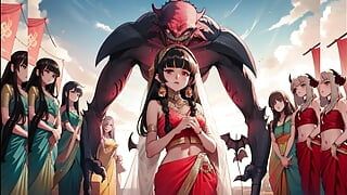 Индийская богиня-демон Бхабхи с искусственным интеллектом, порно