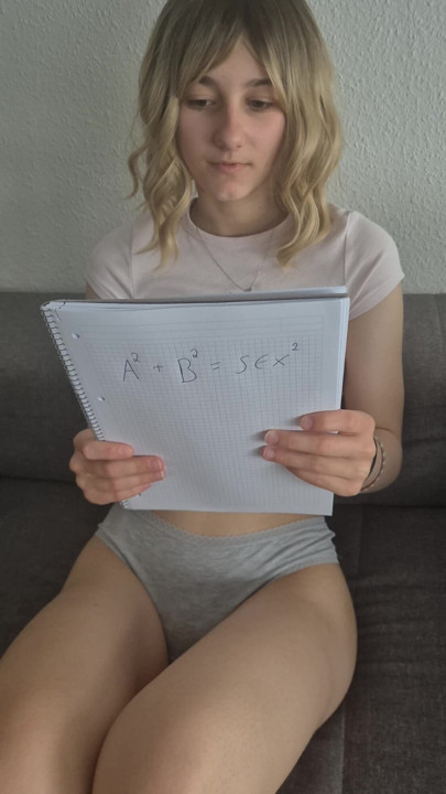 German girl doesn't want to learn