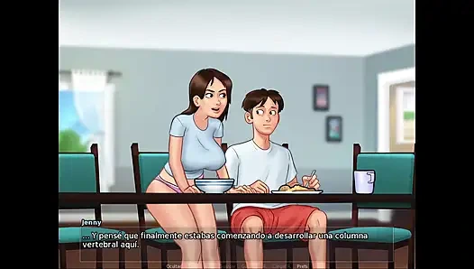 Pregnant stepmom has too much desire for sex and so does my stepsister - summertime saga
