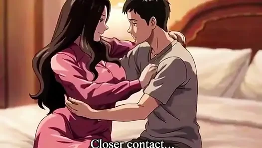 Stepmother teach inexperienced stepson how to fuck