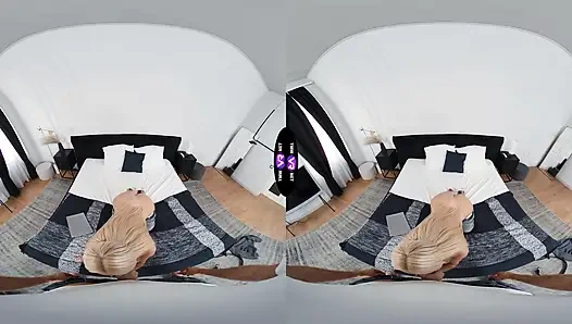 Horny Blonde Rides His Cock After Fixing Her Laptop - TmwVRnet