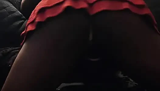 Sadece küçük bir göt sallıyor