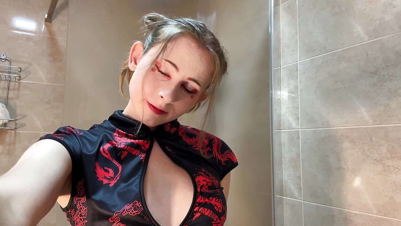 Gueixa Pixie Steamy Glass - Provocação De Quimono Molhado Para Passeio Apaixonado