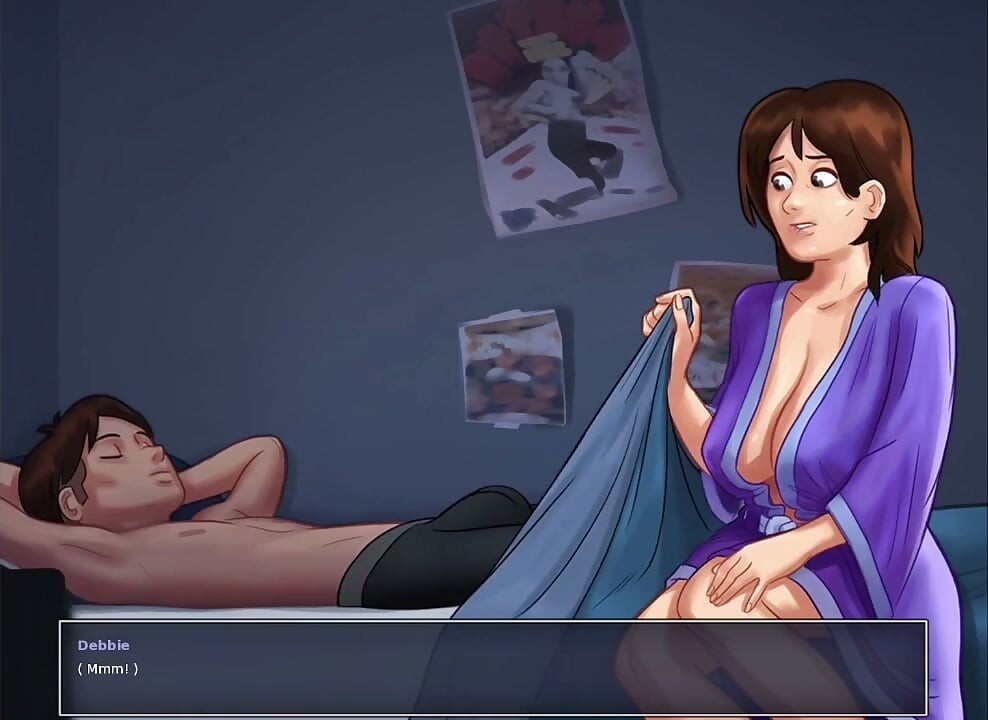 Summertime Saga - sex scenes with Debbie DUBBED part 1