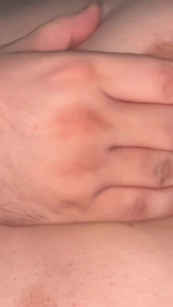 Emotional moment from "Massaging My Big Huge Natural Man Boobs Chubby Fat Sexy Dirty Talk"